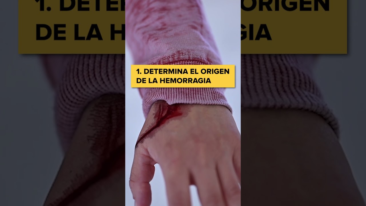 como frenar la sangre de una herida