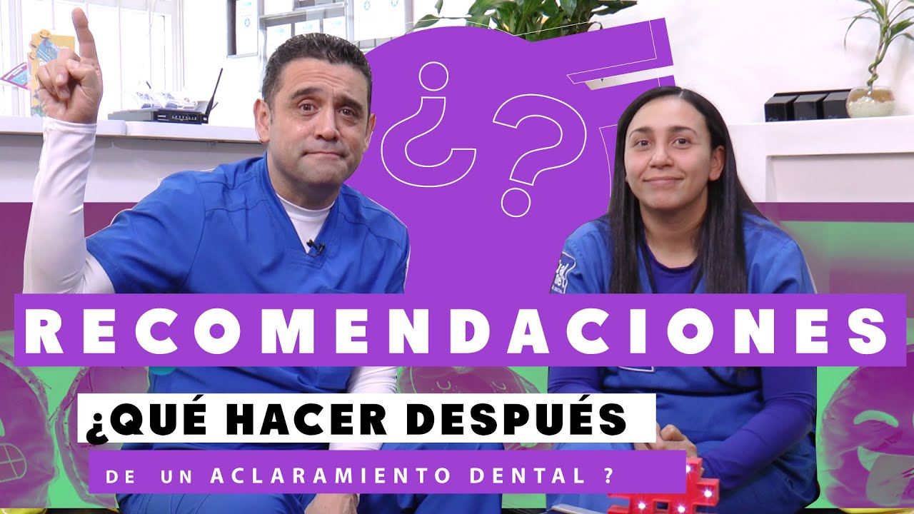 lista de alimentos después de un blanqueamiento dental