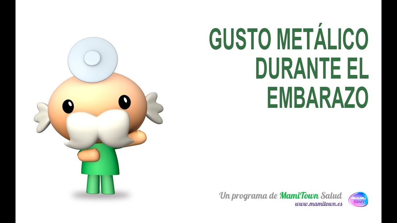 sabor metalico en la boca embarazo
