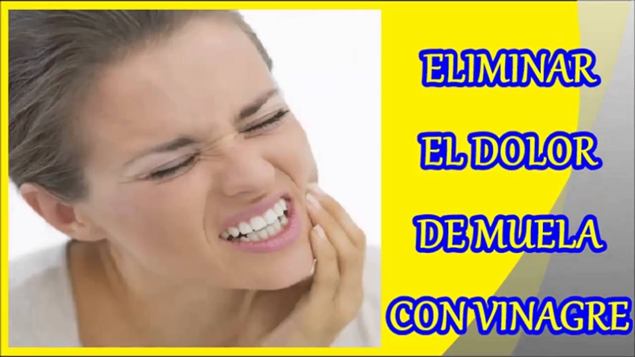 vinagre para el dolor de muela